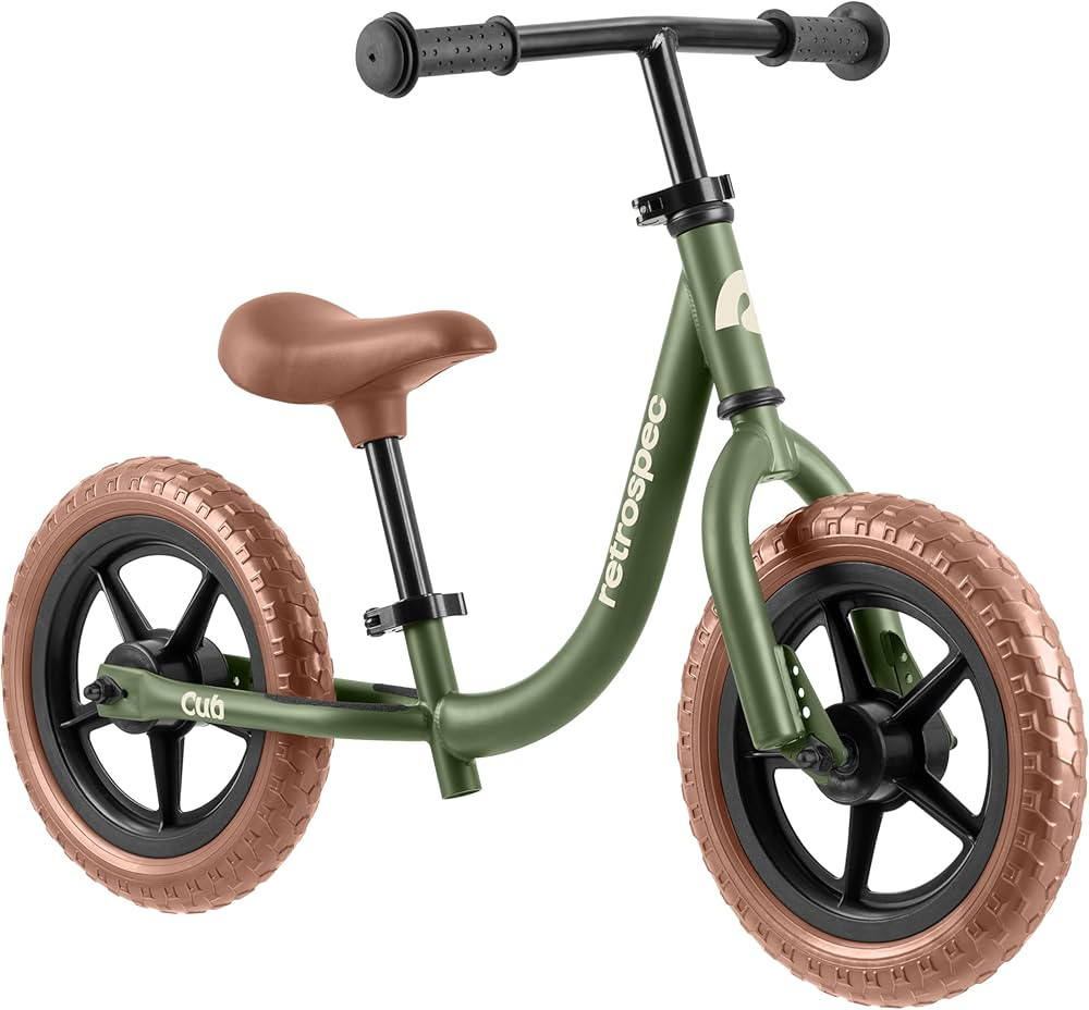 Retrospec Cub Toddler Balance Bike for Ages 18 Months - 3 Years - 12in No-Pedal Beginner Bicycle ... | Amazon (US)