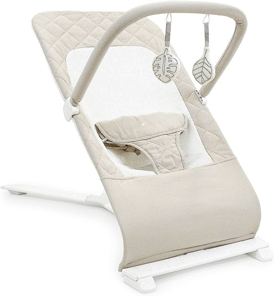 Baby Delight Alpine Deluxe Portable Bouncer, Infant, 0-6 Months, 100% GOTS Certified Cotton Fabri... | Amazon (US)