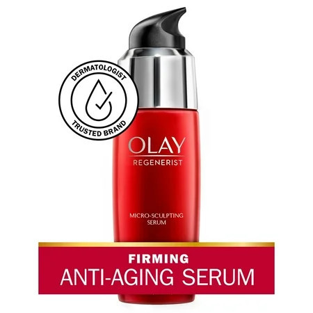 Olay Regenerist Micro-Sculpting Serum Face Moisturizer Reduces Fine Lines & Wrinkles All Skin 1.7 fl oz | Walmart (US)