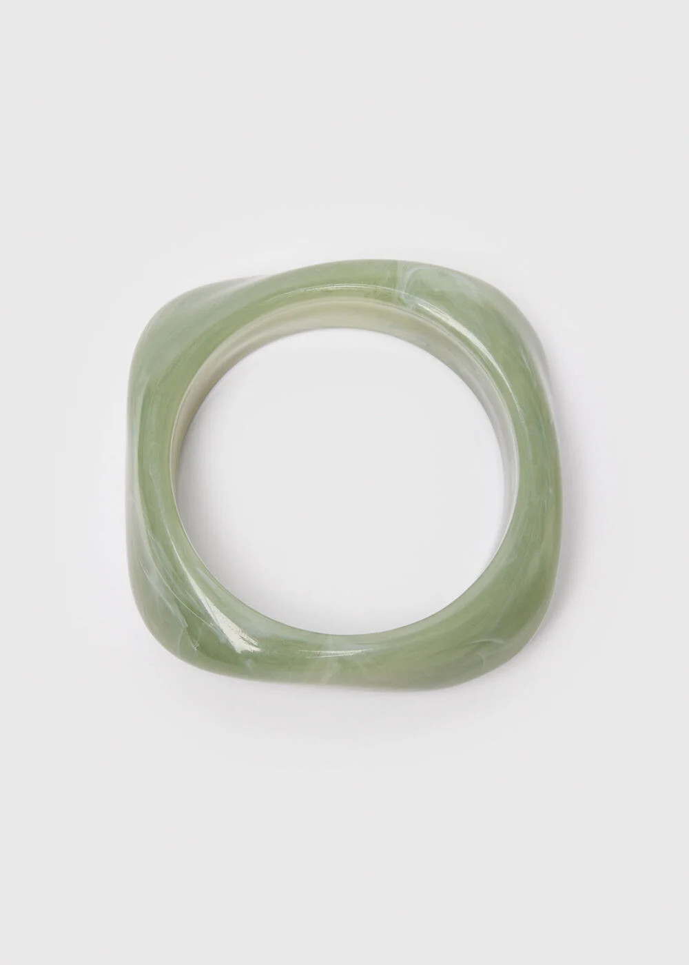 Green Irregular Chunky Bangle | WHISTLES | Whistles UK | | Whistles