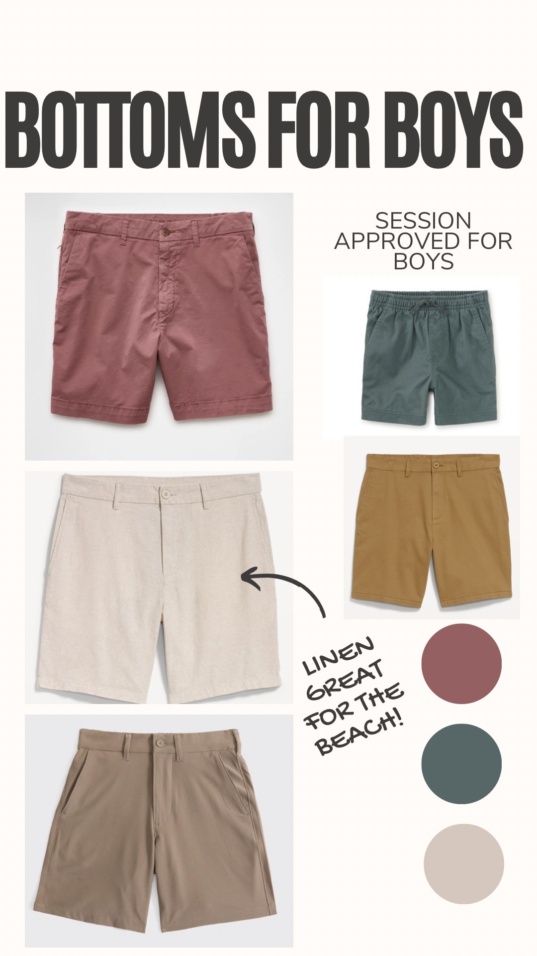 Bottoms for the boys for your family summer session 🤎

#LTKFamily #LTKSummerEdit #LTKStyleTip