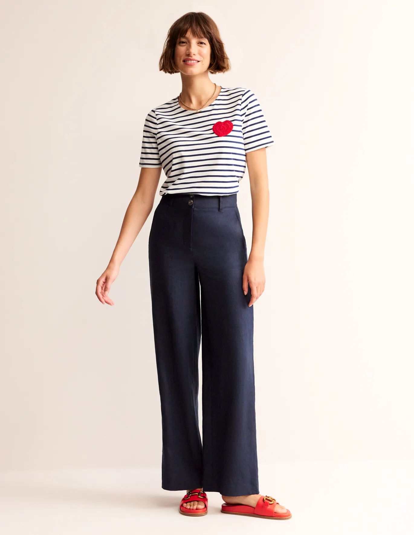 Westbourne Linen Trousers | Boden (UK & IE)