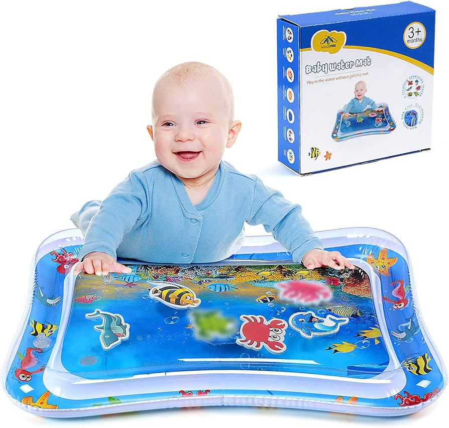 Magifire Tummy Time Water Mat for Infants 3-12 Months Old, Measures 27 inches x 21 inches, Water ... | Amazon (US)