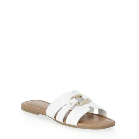 Time and Tru Women's Hardware Slide Sandal | Walmart (US)
