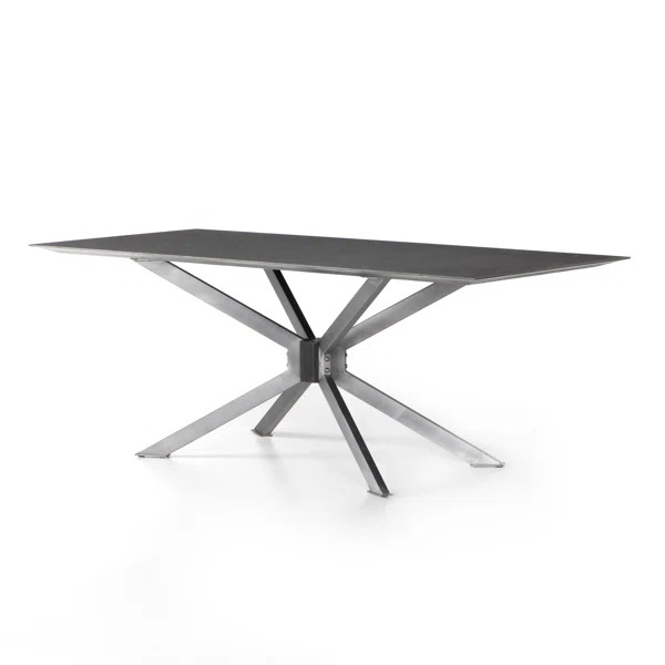 Spider Rectangle Dining Table-Black | Wayfair North America