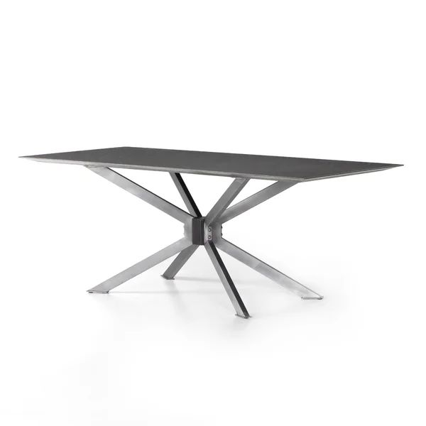Spider Rectangle Dining Table-Black | Wayfair North America