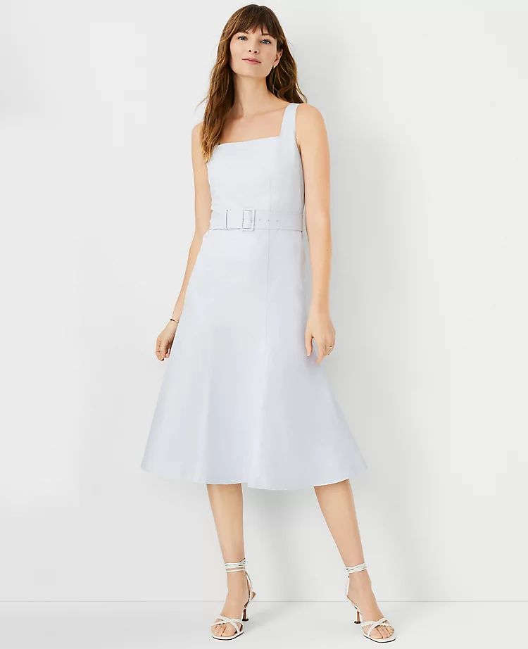 Belted Flare Dress | Ann Taylor (US)