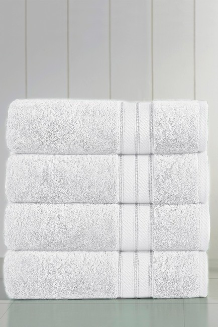 Modern Threads | Spunloft Bath Towel - Set of 4 - White | Nordstrom Rack | Nordstrom Rack