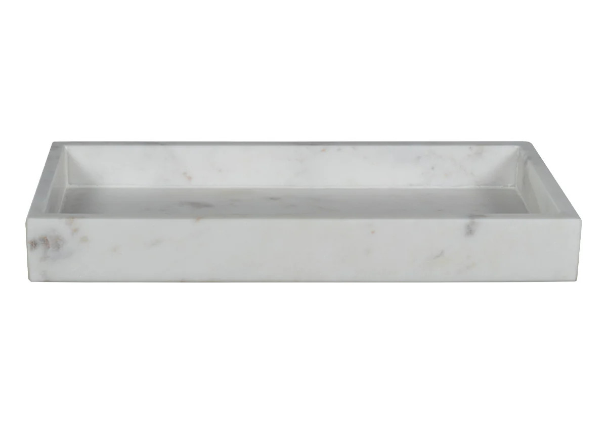 WHITE MARBLE TRAY | Alice Lane Home Collection