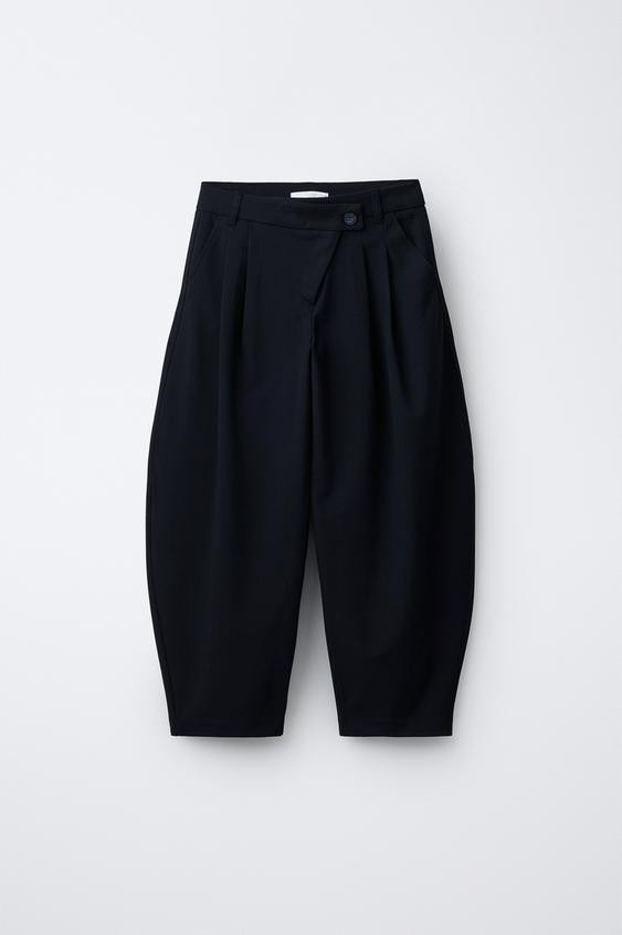 BALLOON TAILORED FIT TROUSERS | Zara FR