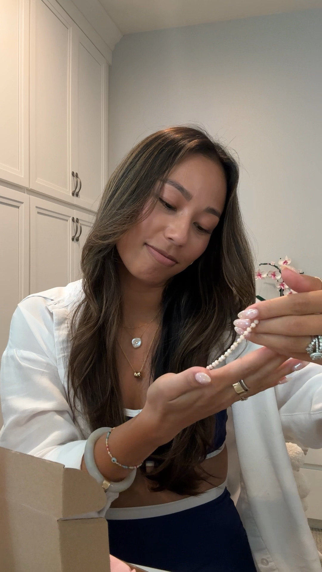 perfecttttttly cute, fun, and simple beaded necklace for your toddler girl (or boy!). lots of colors and a few different charms to choose from. I want one for myself too! | custom necklace | beaded necklace | toddler necklace | personalized necklace | name necklace | toddler gift | first birthday gift 

#LTKParties #LTKBaby #LTKKids