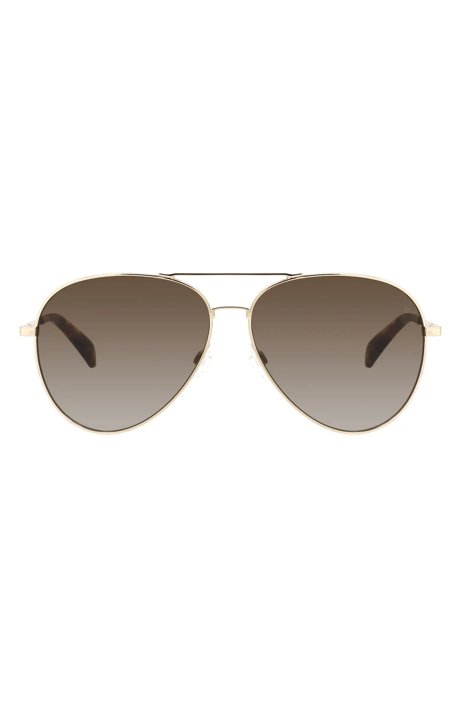 rag & bone 59mm Gradient Aviator Sunglasses | Nordstrom | Nordstrom