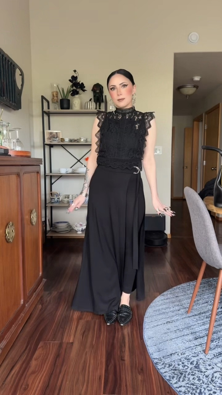 Goth ootd for work 

#LTKStyleTip #LTKWorkwear #LTKTravel