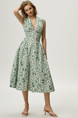 The Tommie Zip-Front Midi Dress | Anthropologie (US)
