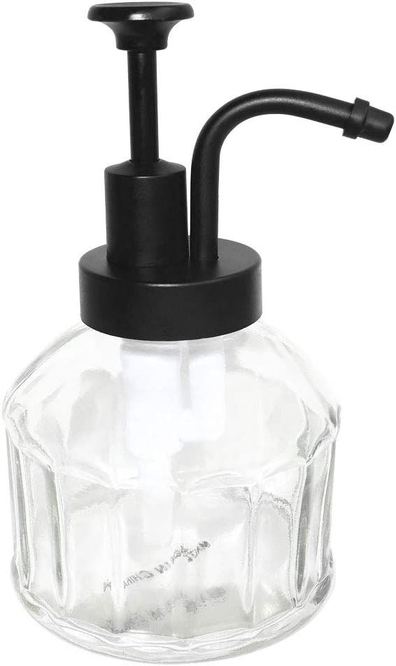 OCTMUSTARD 8 Oz Glass Soap Dispenser for Kitchen and Bathroom Countertop, Smooth Action Pump Refi... | Amazon (US)