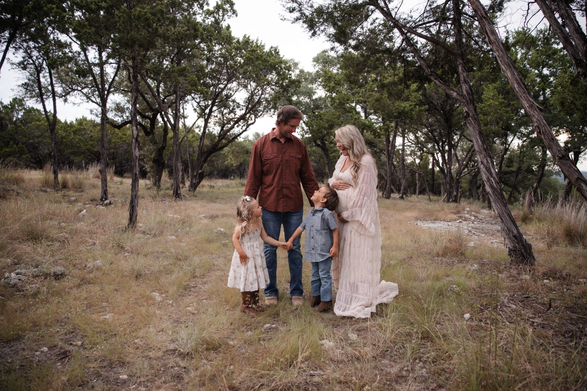 Family pictures made easy with all our outfits off Amazon ✨ I loved this dress! It worried me the time it would take to arrive, but it was perfect! I also wore the slip I tagged underneath in a size large. Pregnant I usually size up to a large, but based off reviews ordered a M in the dress and it was perfect! Without the slip it is completely see through in this champagne color #amazon #maternity #maternitydress #amazonmaternity

#LTKBaby #LTKKids #LTKFamily