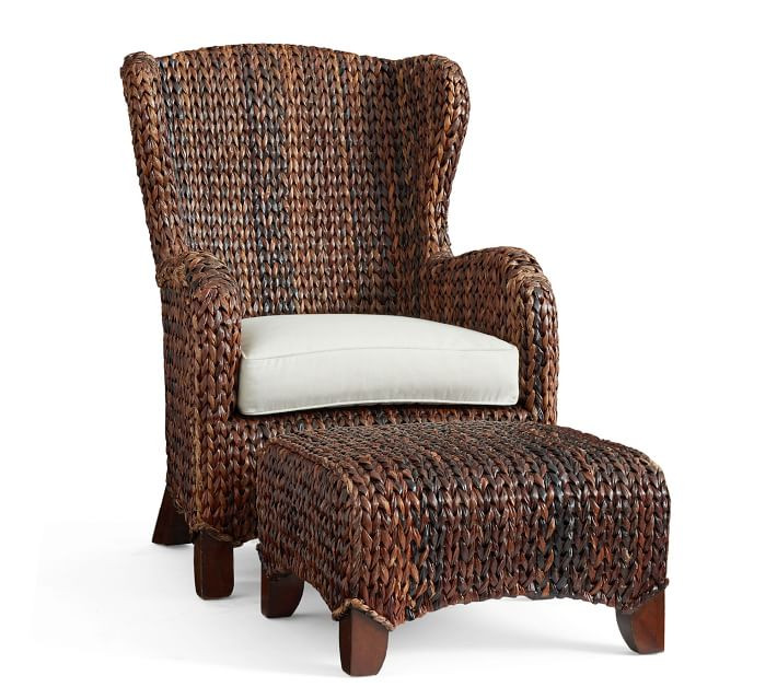 Seagrass Wingback Chair | Pottery Barn (US)