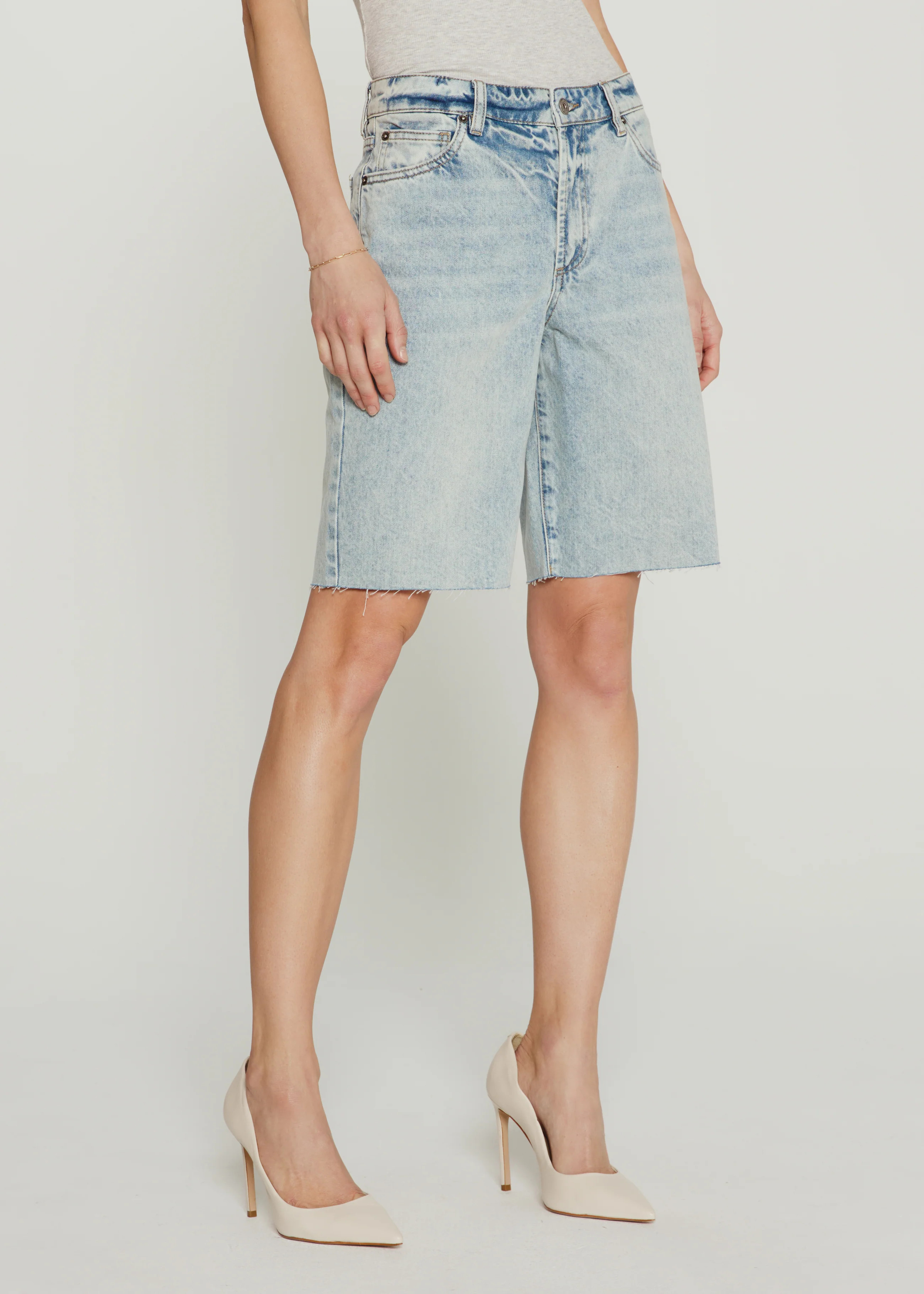 7DIAMONDS | Bobbi Longline Denim Short | 7Diamonds | 7Diamonds