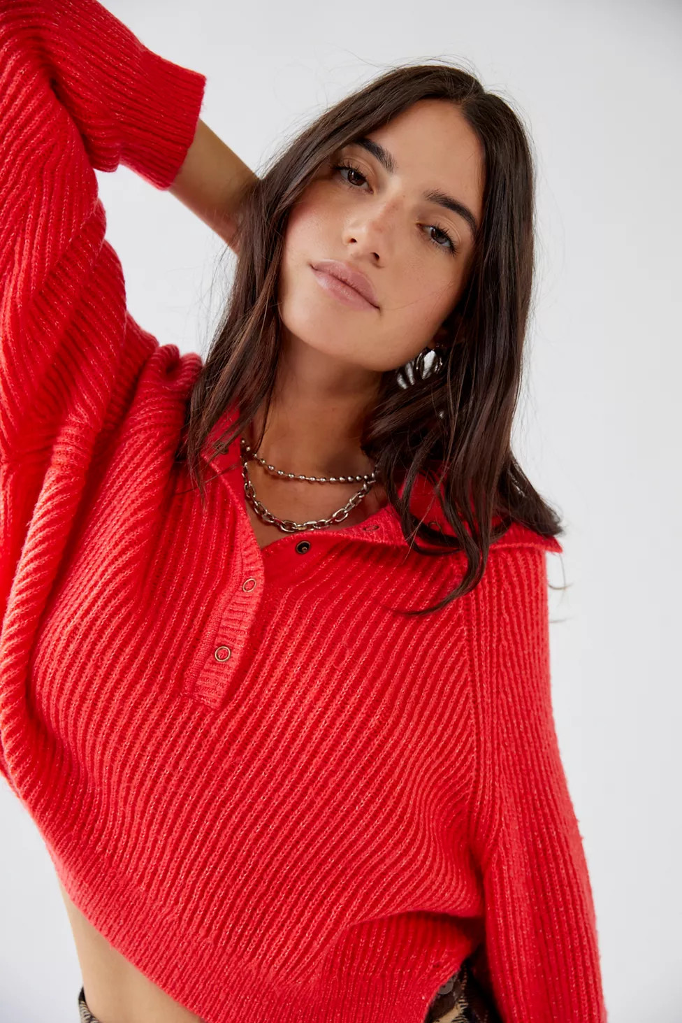 BDG Lexi Henley Sweater | Urban Outfitters (US and RoW)