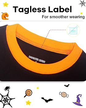 DAUGHTER QUEEN Kids Halloween Pajamas Size 18Months-12Years | Amazon (US)