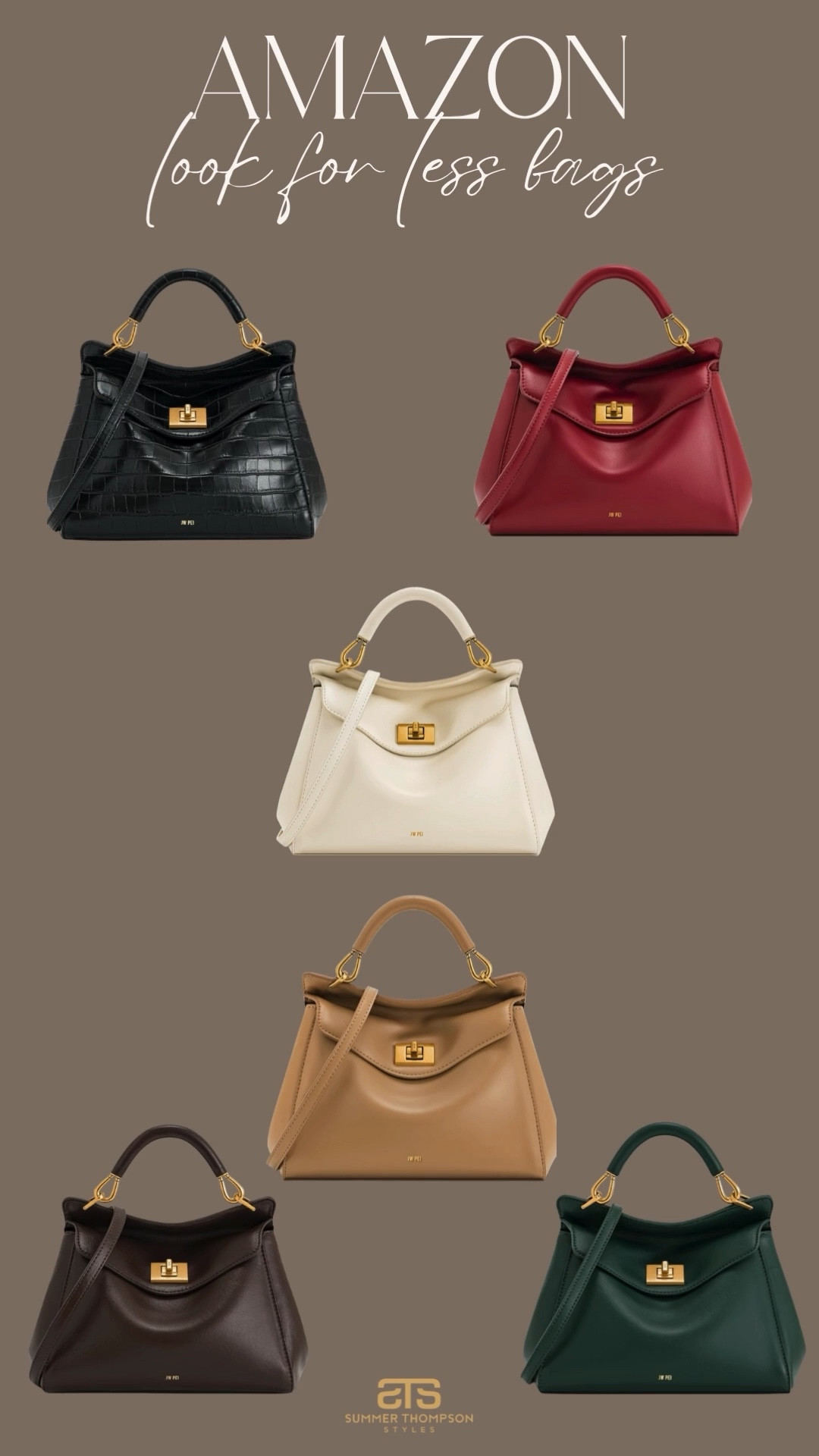 Amazon look for less handbags! 

Purses. Handbags. Look for less. Affordable. Amazon style. Trending. Best sellers. Viral. Fall fashion. Fall style  

#LTKItBag #LTKStyleTip #LTKSeasonal