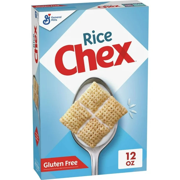 Rice Chex Cereal, Gluten Free Breakfast Cereal, Made with Whole Grain, 12 OZ | Walmart (US)