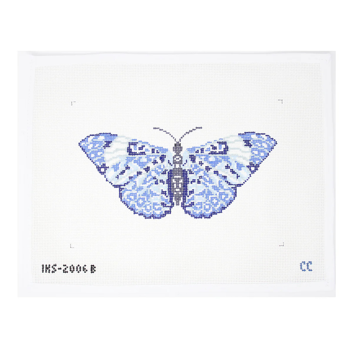 Large Chinoiserie Butterfly | Greystone Needlepoint