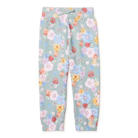 Garanimals Baby and Toddler Girls Knit Jogger Pants Sizes 12M-5T | Walmart (US)