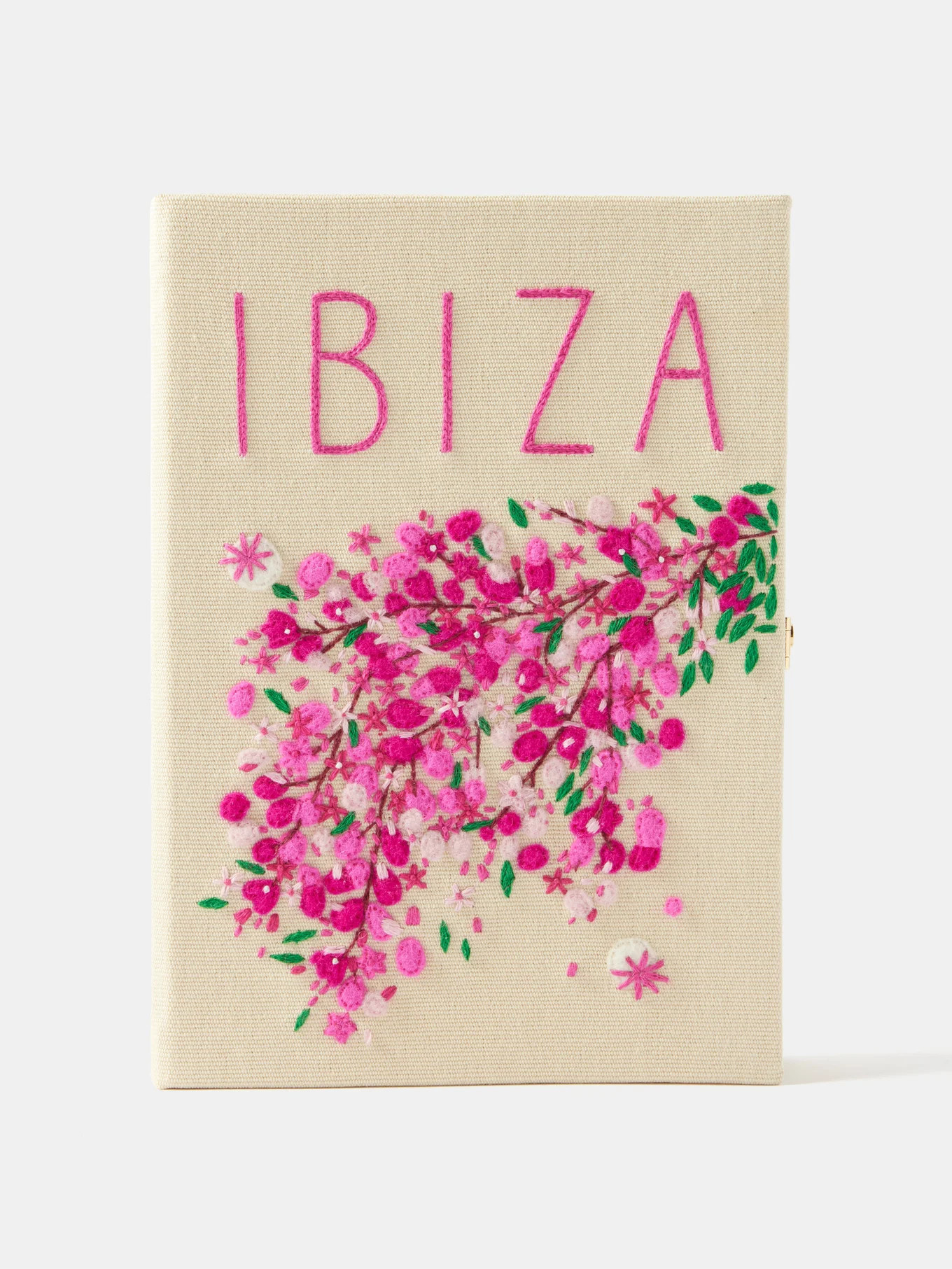 Ibiza embroidered book clutch bag | Olympia Le-Tan | Matches (US)