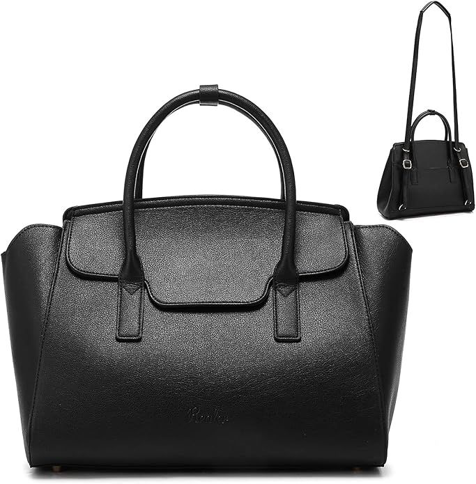 Realer Top Handle Purses and Handbags Shoulder Convertible Crossbody Bag Satchel Vegan Faux Leath... | Amazon (US)