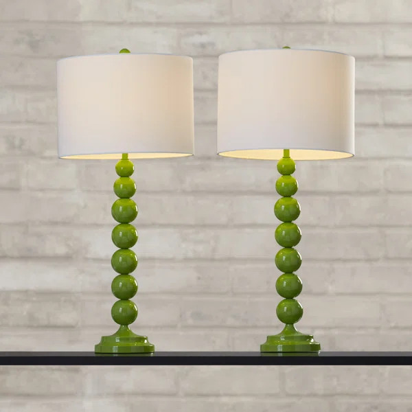 Rimini 31" Table Lamp Set (Set of 2) | Wayfair North America