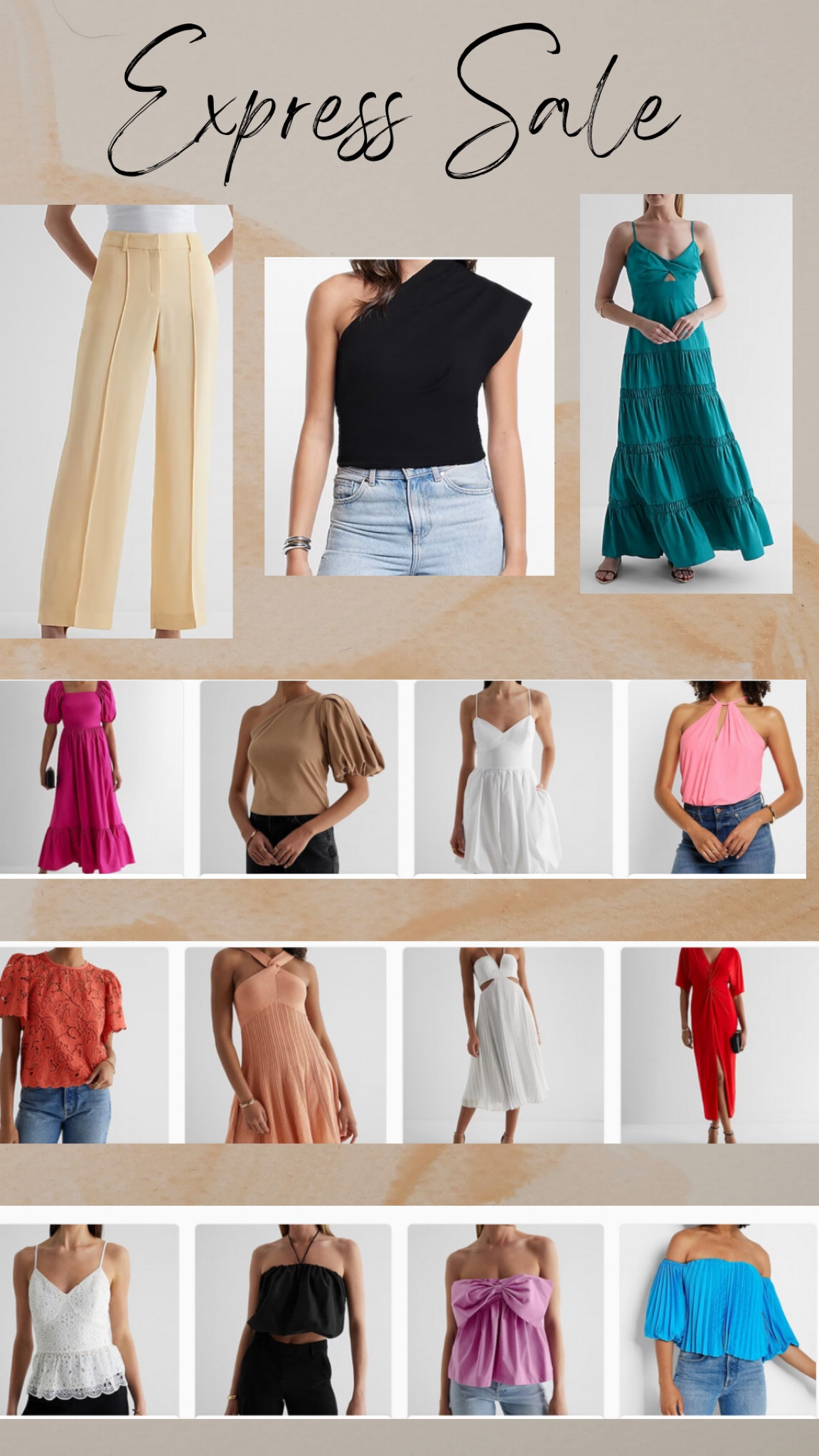 You see I signed up for Express notifications & now every time they have their crazy sale on sale items I get notified & baybeeee these finds are 🔥🔥

#LTKSeasonal #LTKunder100 #LTKsalealert
