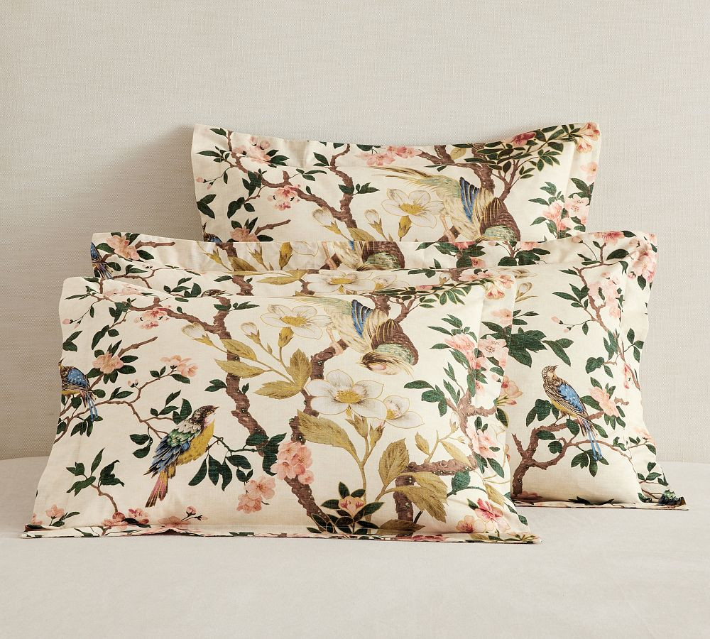 Nola Songbird Percale Sham | Pottery Barn (US)