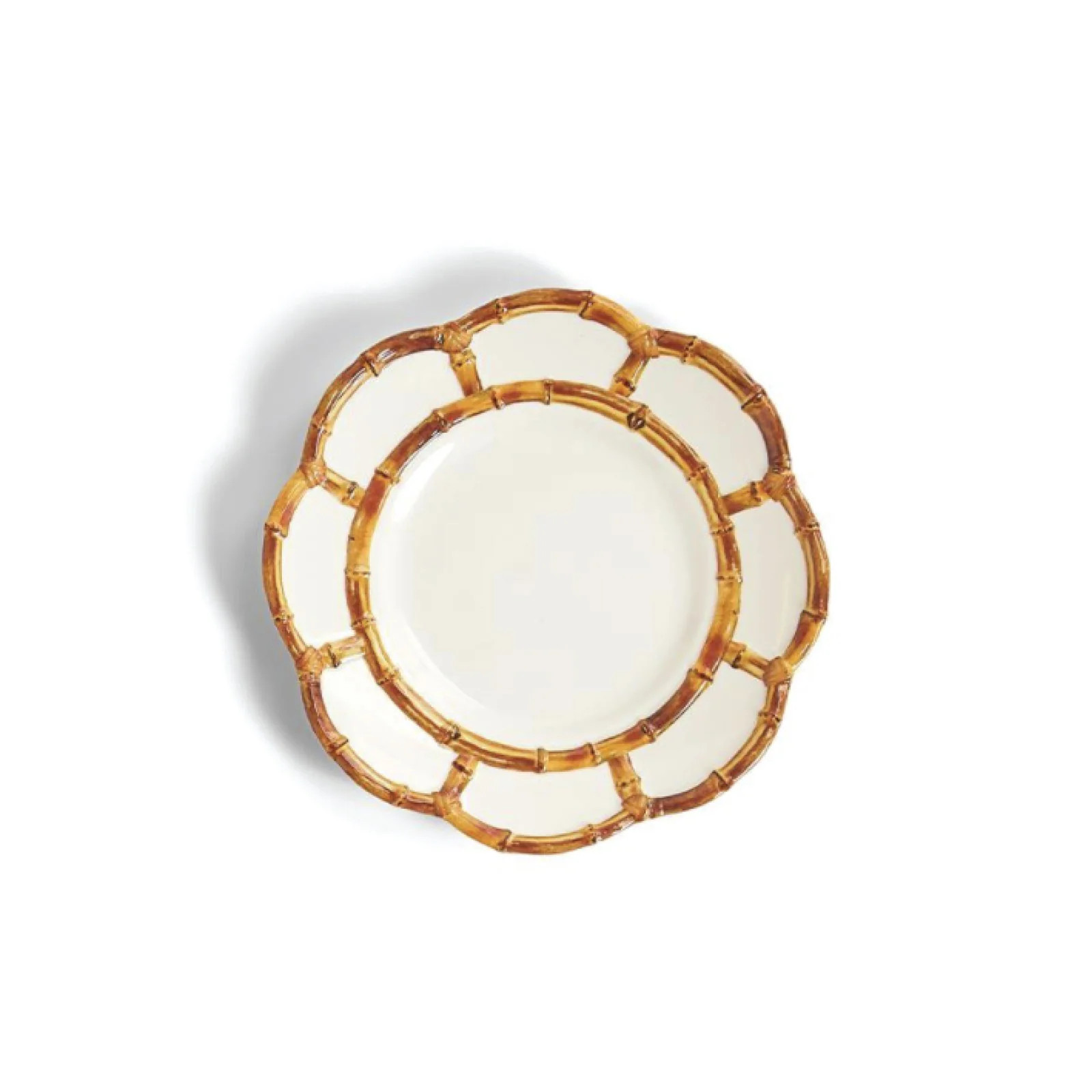 Bamboo Melamine Salad Plates, Set of 4 | Brooke & Lou | Brooke and Lou