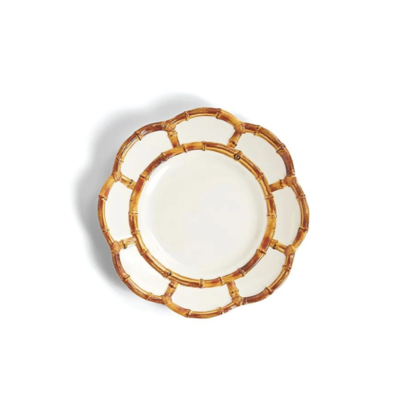 Bamboo Melamine Salad Plates, Set of 4 | Brooke and Lou