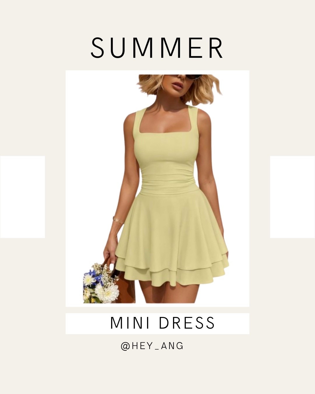 This is a cute mini dress for summer. I love the ruffle hem. Perfect for a graduation, or party. Comes in a bunch of colors. 

#LTKootd #LTKTall