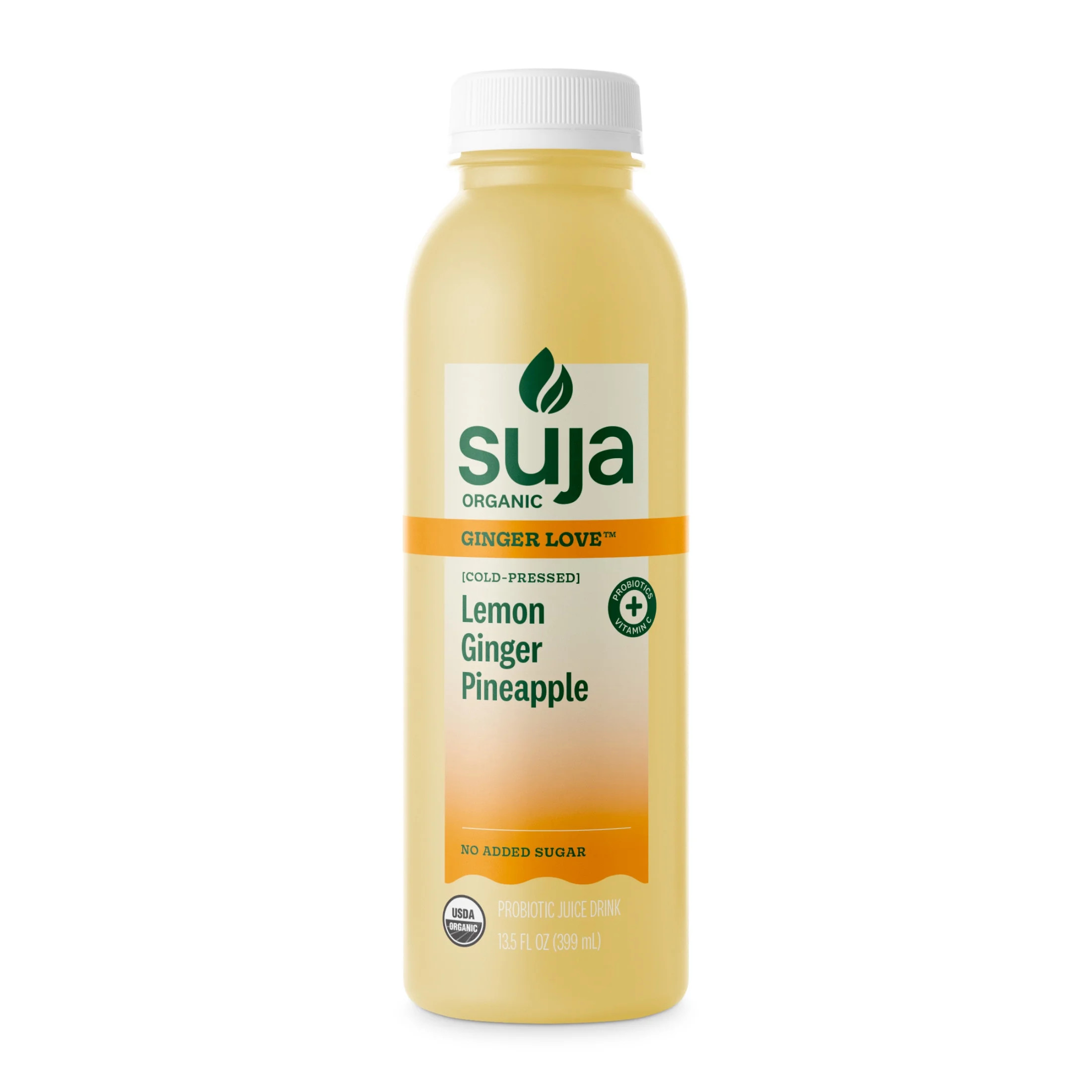 Suja Organic Ginger Love Cold Pressed Juice Drink, 13.5 fl oz Bottle | Walmart (US)