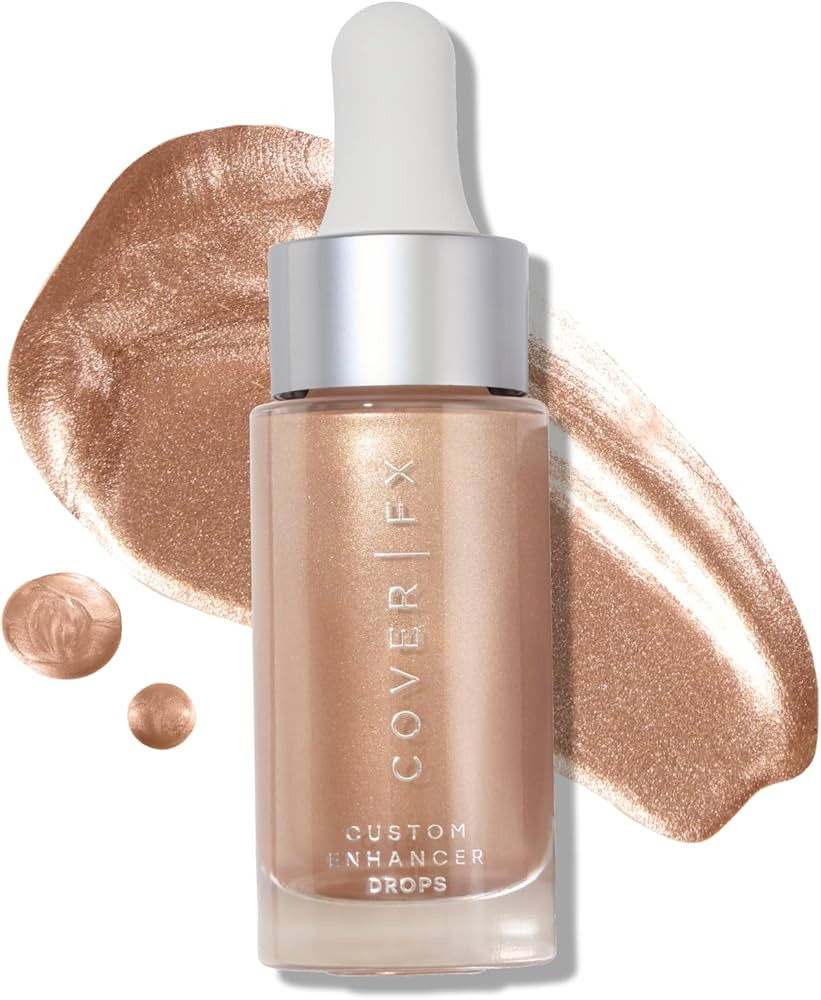 COVER FX Custom Enhancer Drops - Moonlight : Champagne Finish - 15mL - Radiant Glow - Liquid High... | Amazon (US)