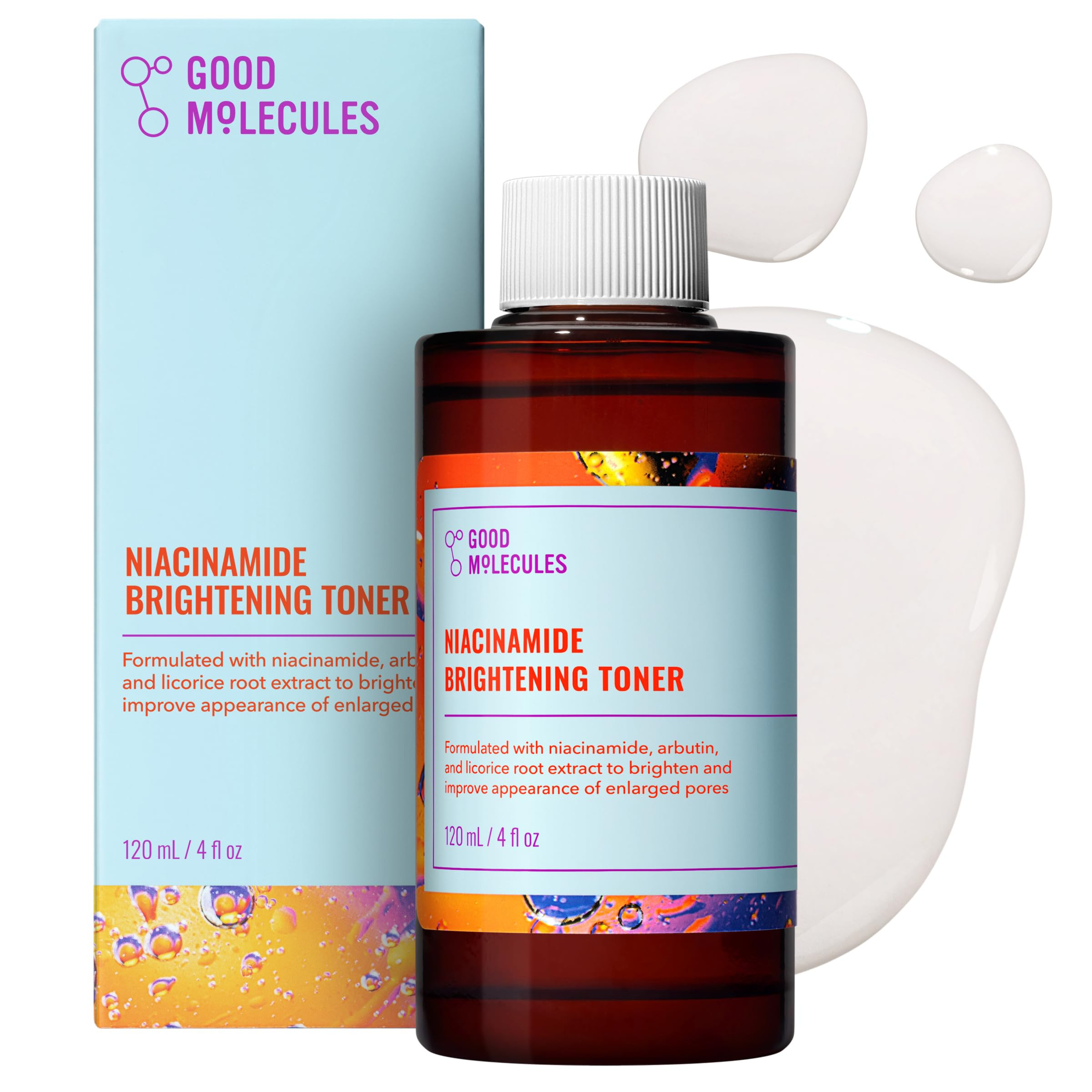 Good Molecules Niacinamide Brightening Toner - Toner for Face with Niacinamide and Arbutin for Sk... | Amazon (US)
