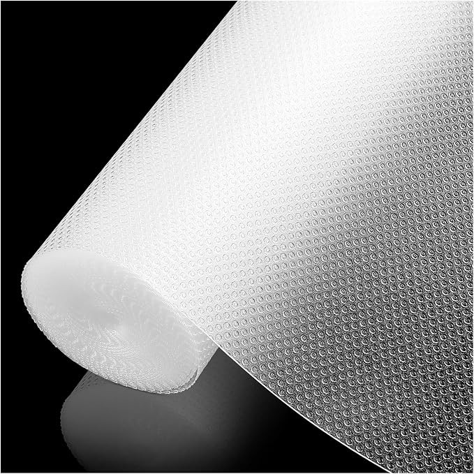 100% EVA Shelf Liner Waterproof Non Adhesive, 12" x 240", Clear | Amazon (US)