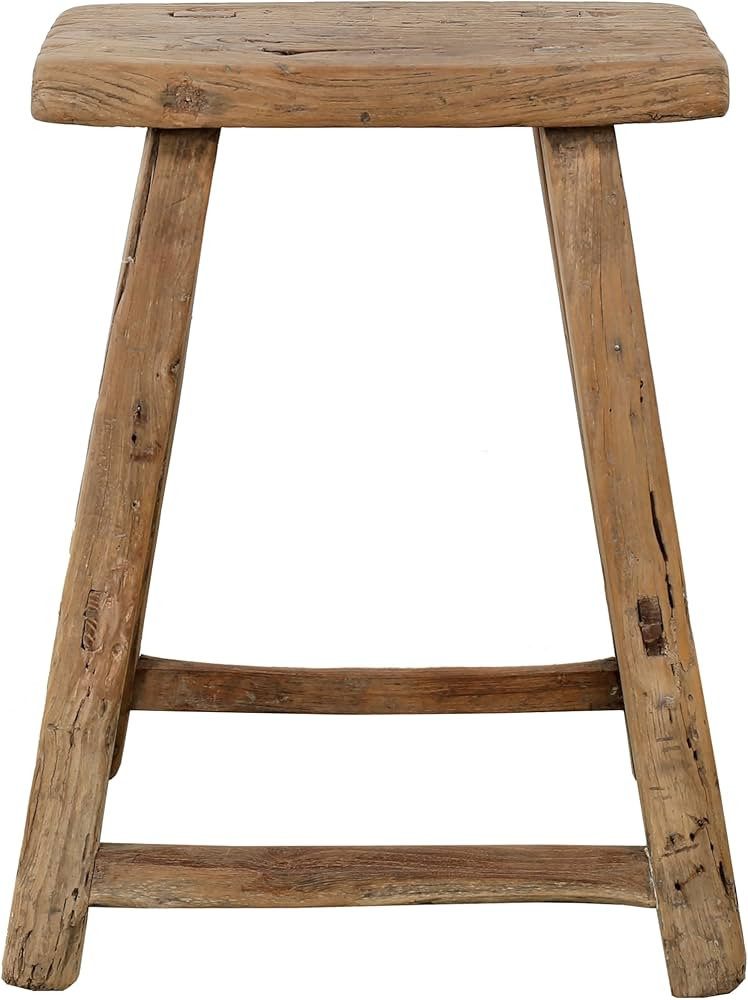 Artissance Rectangular Rustic Vintage Stool, Weathered Natural Wood Finish (Size & Finish Vary) -... | Amazon (US)