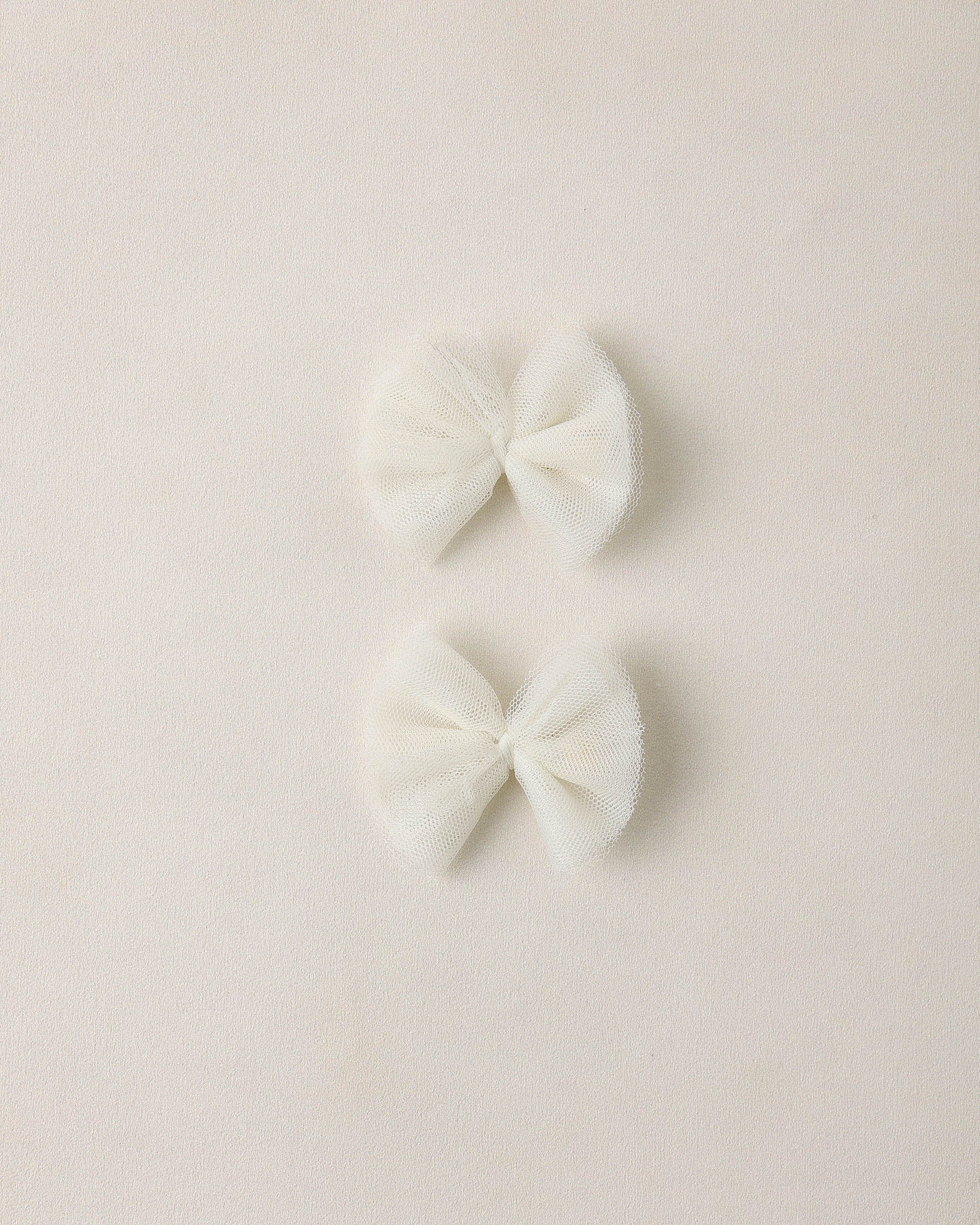 Flutter Tulle Clips Ivory | Rylee + Cru