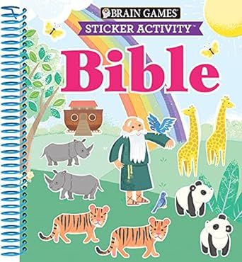 Brain Games - Sticker Activity: Bible (For Kids Ages 3-6)     Spiral-bound – November 4, 2021 | Amazon (US)