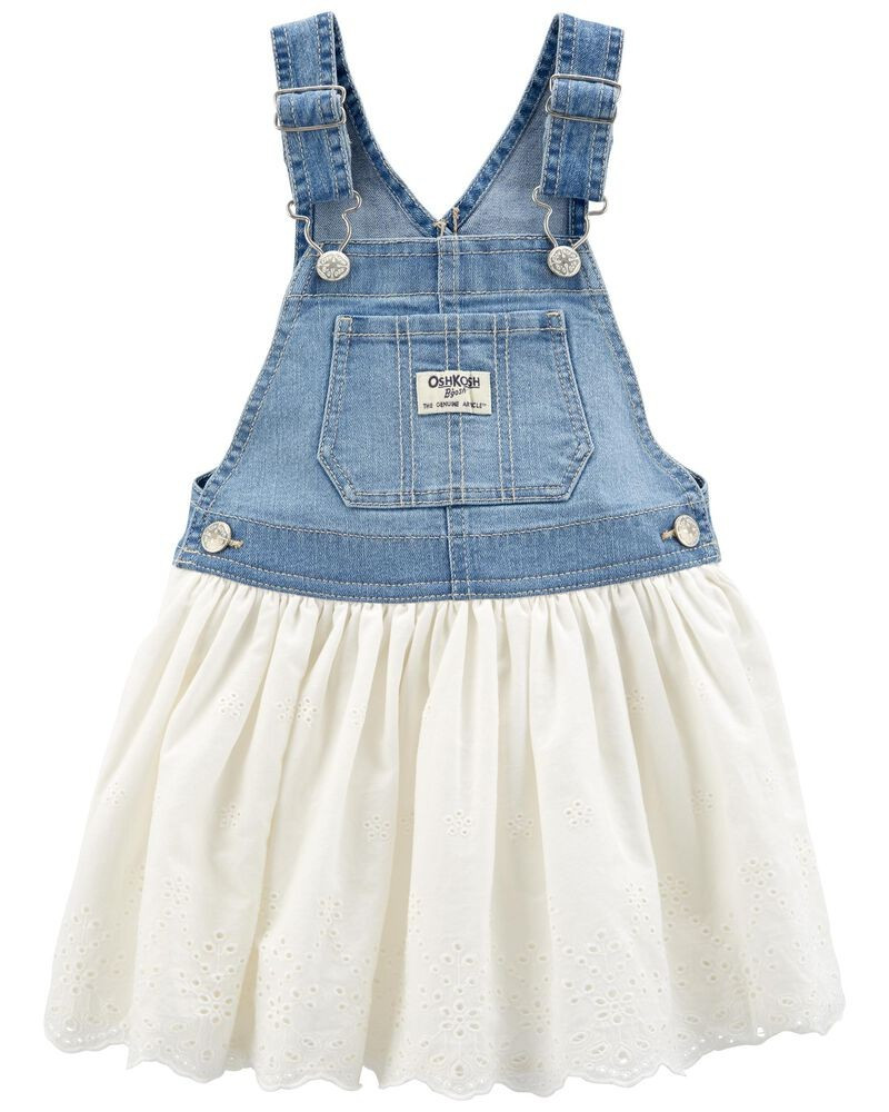 Denim Eyelet Jumper Dress | Carter's