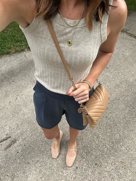 Todays outfit! I’m linking a similar tank because mine was from a boutique I can’t link. 

Size small shorts 


#LTKFindsUnder50 #LTKStyleTip