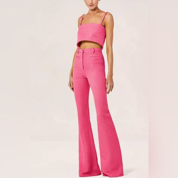 ALEXIS two piece pink pant set Lyla pant, Lowe crop top | Poshmark