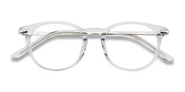 Mood - Round Translucent Frame Glasses | EyeBuyDirect | EyeBuyDirect.com