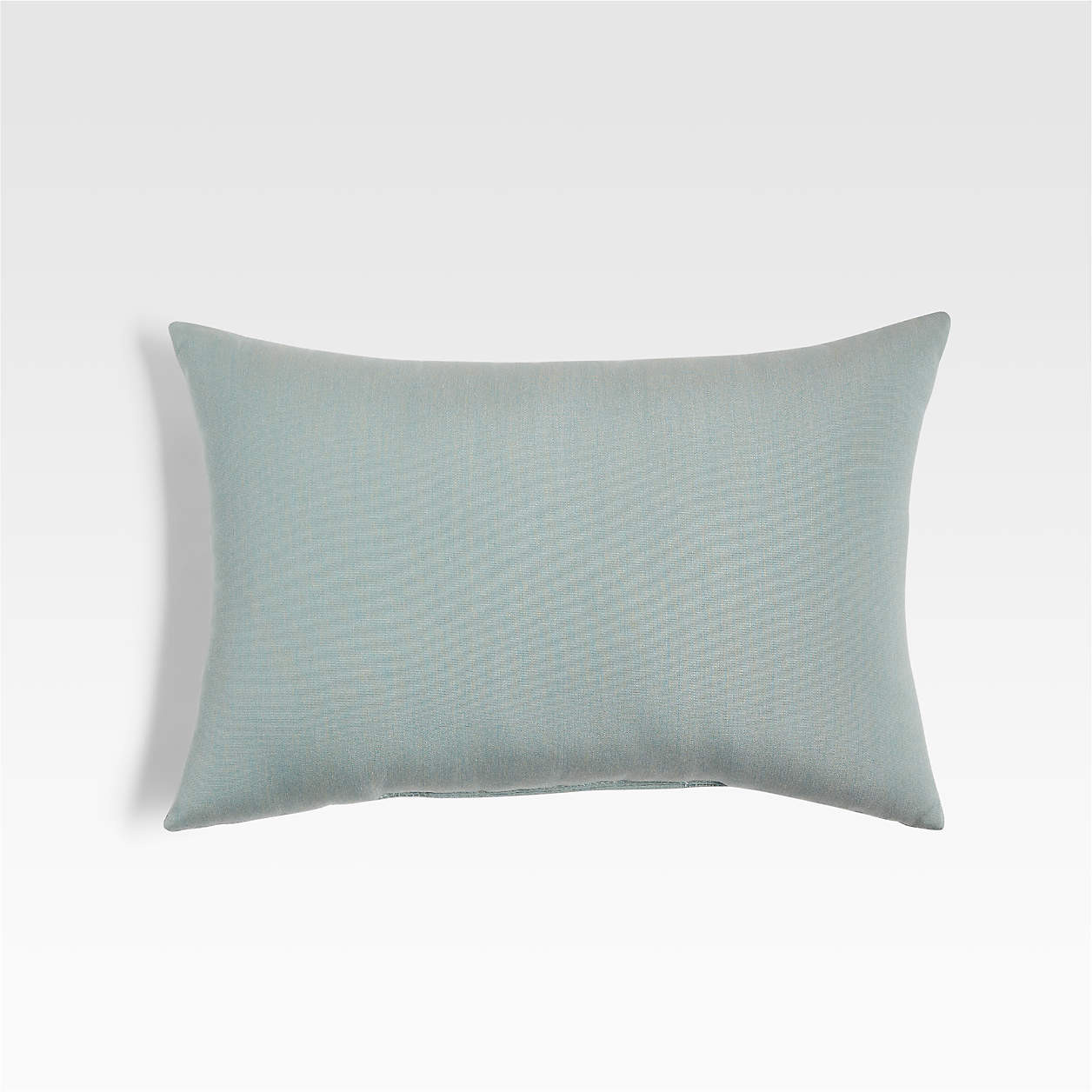 Sunbrella Spa Blue 20"x20" Outdoor Pillow + Reviews | Crate & Barrel | Crate & Barrel