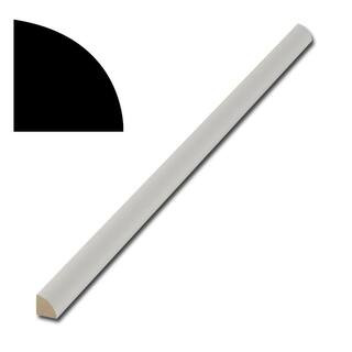 11/16 in. x 11/16 in. MDF Pre-Finished White Quarter Round Molding | The Home Depot