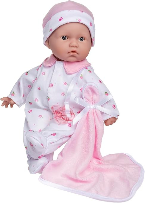 Caucasian 11-inch Small Soft Body Baby Doll | JC Toys - La Baby | Washable |Removable Pink Outfit... | Amazon (US)